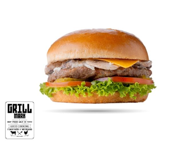 صورة مشروم برغر من Grill Mark